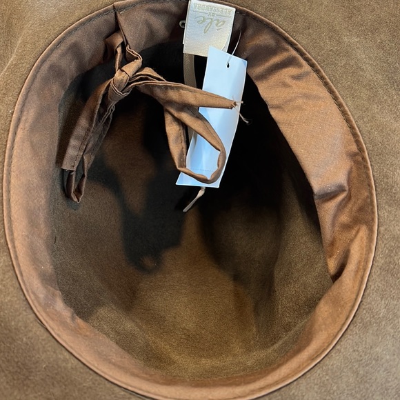 Ale by Alessandra “Telluride” Brown Fedora w/ Bead & Feather Details, NWT! - Picture 4 of 5